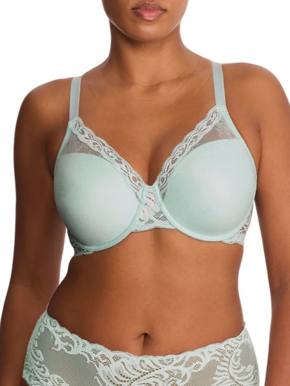 NATORI | Women's Mint/Glass Feathers Full Figure Contour Underwire Bra
